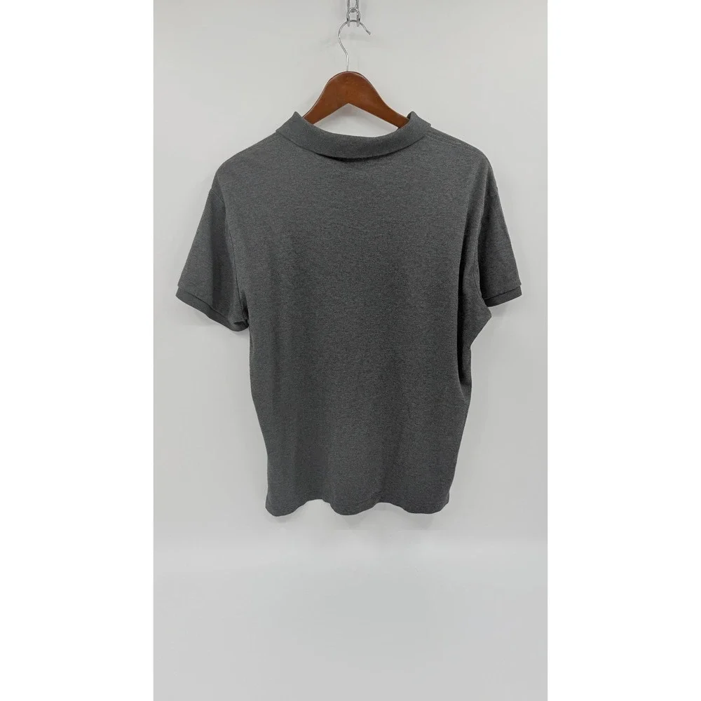 Polo Ralph Lauren Mens Custom Slim Fit Polo Shirt‎ Gray Large